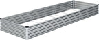12x4x1FT Galvanized Raised Garden Bed Kit, Vegetable Boxes-Rectangle Metal - Image 9