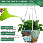 3 Pack 8/10/12 Inch Hanging Planters - Image 5