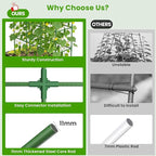 2 Pack 65in Tall Cucumber Trellis - Image 3