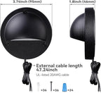 LEONLITE 12-Pack Update 5CCT LED Low Voltage Deck Lights, 180LM 3.74inch - Image 6