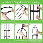 2 Pack 6Ft Tall Garden Obelisk Trellis - Image 6