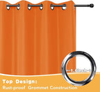 HolidayIdeas Outdoor Curtains for Patio Waterproof, 4 Panels - Image 4