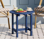 Y&M Outdoor Side Table, Waterproof Four-Legged Round Entryway End Table - Image 2