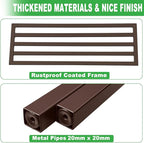 2 Pack Metal Plant Stand Outdoor Plant Shelf Indoor, 1 Tier Heavy Duty Plant - Image 2