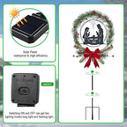 Solar Powered Nativity Scene, Hokfirm Christmas Yard Stakes Outdoor Christmas - Image 5