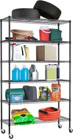 BestOffice | 6-Tier Wire Storage Shelves by BestOffice