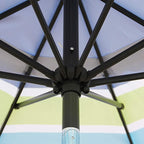 Blissun 9' Outdoor Patio Umbrella, Outdoor Table Umbrella, Yard Umbrella - Image 3
