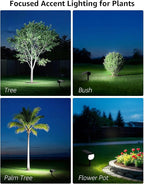 Lepro Solar Decorative Spot Lights 4 Pack, Cool White Modern Accent Lights - Image 3