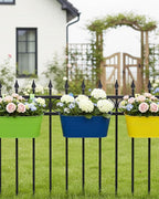 Metal Railing Planter for Outdoor Plants - Image 6