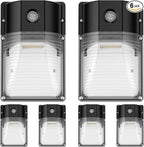 30W LED Wall Pack Light with Dusk to Dawn Sensor, 5000K Daylight, 120Vac Led by JC-LGL