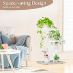 iDavosic.ly 3 Tier Plant Stand Indoor, Tiered Corner Flower Holder Shelf Outdoor - Image 7