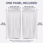 PureFit Outdoor Curtains for Patio Waterproof Weatherproof, UV Resistant - Image 6