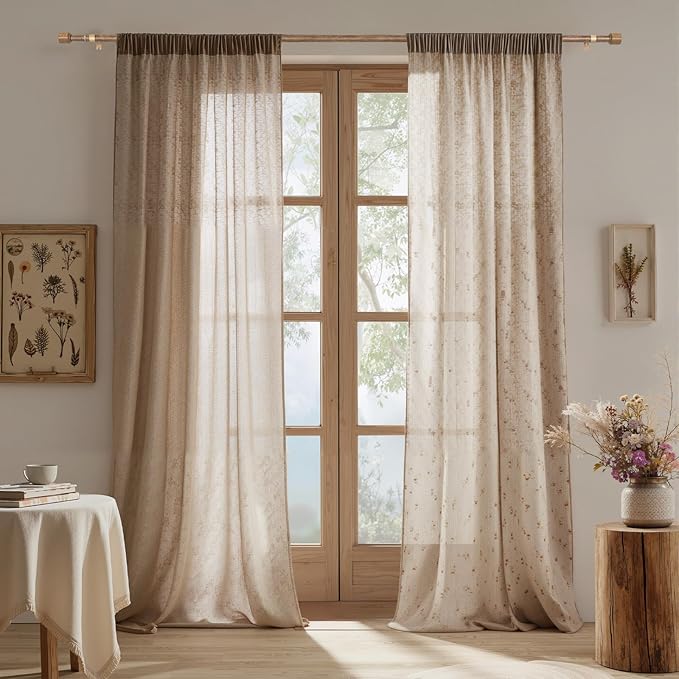 1” Diameter Curtain Rods Itself is 30 to 60 inch 1 Pack Fit 30-54 inch Window - Image 7