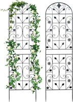 Trellis for Climbing Plants Outdoor, （2 Pack 70.8x19.6-inch）, Generic Metal by Unknown