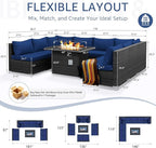 NICESOUL Extra Large 9 Pcs Outdoor Patio Furniture Set - Image 4