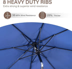 Backyard Expressions 9 ft. Patio Umbrella, Market Table Umbrella w/Tilt and - Image 6