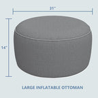 LVTXIII Inflatable Stool Ottoman Footrest - Image 3