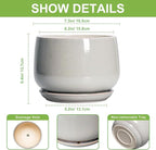 G EPGardening Ceramic Plant Pots - Image 3