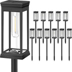 BesLowe Upgraded Solar Pathway Lights Outdoor, Super Bright Outside Lights - Image 8