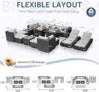 NICESOUL 18 Piece Patio Furniture Set - Image 3