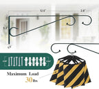 Plant Hangers Outdoor Plant Hooks Heavy Duty Iron Plant Hanger Hook - Image 3