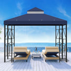 10x10 Canopy Replacement Top Double Tiered Gazebo Cover - Image 4
