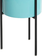 Deco 79 Metal Indoor Outdoor Planter Minimalistic Large Planter Pot - Image 7