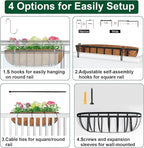 DUNCHATY Railing Planter Window Box - Image 7