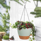 10/9/8 Inch Hanging Planter for Indoor Outdoor Plants, 3 Pack Self-Watering - Image 7