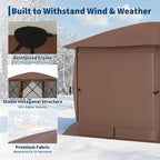 13x13FT 6-Sided Pop Up Gazebo Tent，One-Push Setup Canopy Tent - Image 2