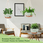Hanging Planters for Outdoor Indoor Plants, 2 Pack 12 Inch Hanging Basket - Image 7