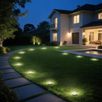 INCX 4.6 inch Solar Lights Outdoor Waterproof, 12 Pack Solar Lights - Image 5