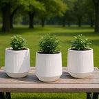 Plant Pots，Set of 3 Plastic Pots - Image 6