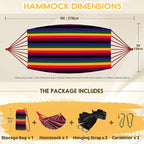 ANYOO Cotton Hammock Portable Camping Hammocks - Image 3