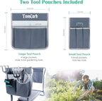TomCare Garden Kneeler Seat Garden Bench Garden Stools Foldable Stool - Image 6