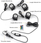 RGB Pond Lights with Timer, LED Underwater Submersible Colorful Landscape - Image 6