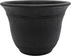 The HC Companies Sierra Round Self-Watering Pot by TheHCCompanies