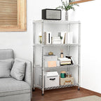 Xcity Storage Shelves, 4 Tier Heavy Duty Metal Shelving Unit, 1600 LBS Capacity - Image 2