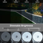 DBFAIRY 50Ft Solar LED Strip Lights Outdoor, Large Capacity Solar Powered - Image 4