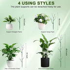 5 Pack Stackable Plant Support Stakes, Climbing Plant Support Structures - Image 3