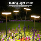 Solar Lights Outdoor Garden 4 Pack Solar Pathway Light 31" Tall Solar Landscape - Image 2