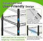 Abimars 5-Tier Greenhouse with Caster Wheel, Each Shelf Height Adjustable Metal - Image 3