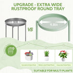 iDavosic.ly 6 Tier Large Plant Stand Indoor, 10 Inch Wide Tall Corner Metal - Image 3