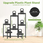 iDavosic.ly 7 Tier Folding Plant Stand Indoor Outdoor - Image 5