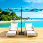 LEVELEVE 14FT Double-Sided Patio Umbrella - Image 2