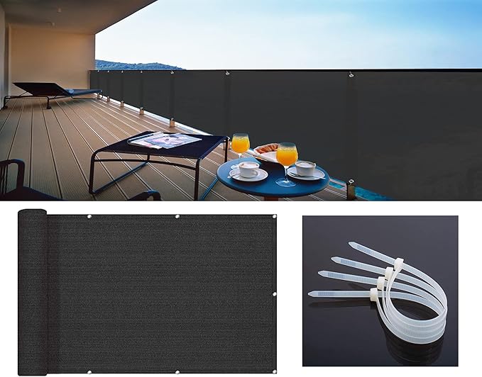 LOVE STORY Balcony Privacy Screen, UV Protection and Weather-Resistant - Image 5