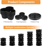 VECELO 7 Tier Vertical Garden Planter, Self Watering Stackable Planters - Image 7