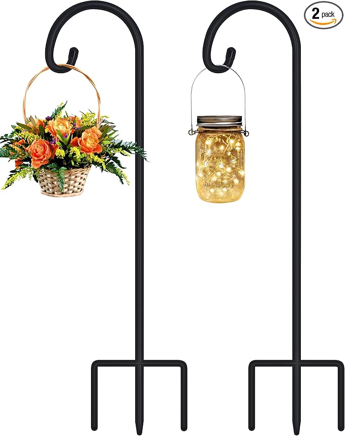 FEED GARDEN Adjustable 32 Inch Small Shepherds Hooks by FEEDGARDEN