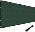 WINDSCREEN4LESS 6' x 3' Privacy Fence Screen in Green W/ Brass Grommet 85% by Windscreen4less