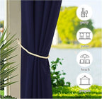 NICETOWN Outdoor Curtains for Patio Waterproof Extra Long W55 x L108 Inch - Image 5